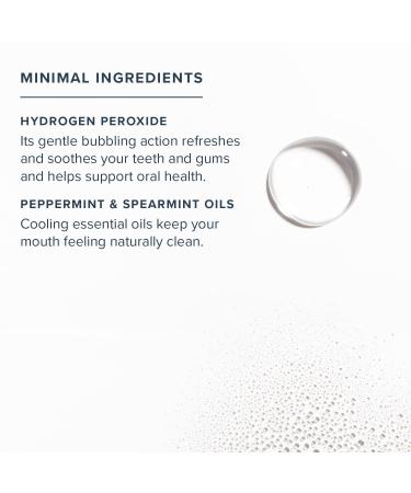 Heritage Store Hydrogen Peroxide Mouthwash - Wintermint Oral Care for Healthy Gums & Fresh Breath - Buy Online on GoSupps.com
