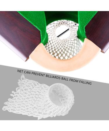 Snooker Table Rail Pockets Replacement Set - 6pcs Standard Solid Empire Rail with Net Pockets - Buy Online on GoSupps.com