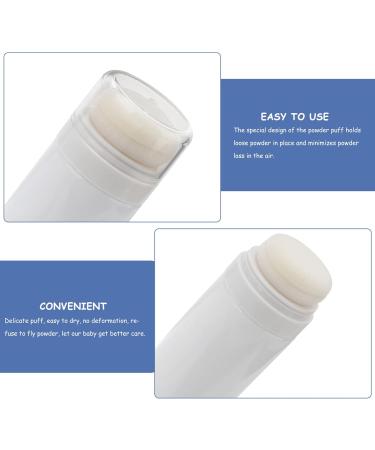 Beavorty Powder Dispenser 2 Pcs Puff Box Body Puff Baby Travel Size Baby Storage Bottle Child Convenient Talcum Powder Bottle 1 count (Pack of 1) White - Buy Online on GoSupps.com