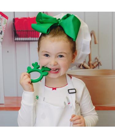 ARK Chewing & Teething Ring Reindeer - Safe & Durable Teether for Autism Jaw Motor Skills Chewing | Light Green - Care Instructions Included - Buy Online on GoSupps.com