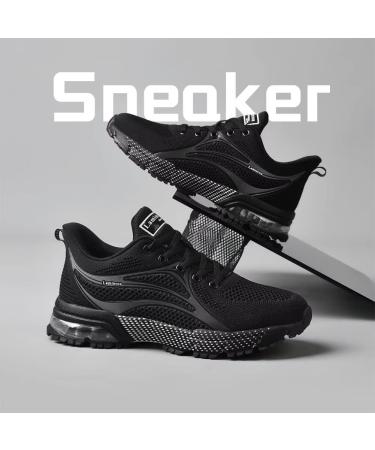 Lamincoa Women's Air Running Shoes - Non Slip Athletic Sneakers, Size 8, Black - Buy Online on GoSupps.com