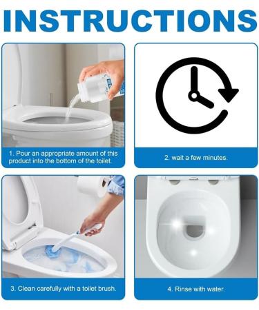 Splash Foam Toilet Cleaner Splash Toilet Cleaner 2024 Upgrade Splash Toilet Cleaner Foam Powder For Toilet Squatting Pans Urinals Pipe Cleaning (Color : 2 PCS/250g) - Buy Online on GoSupps.com