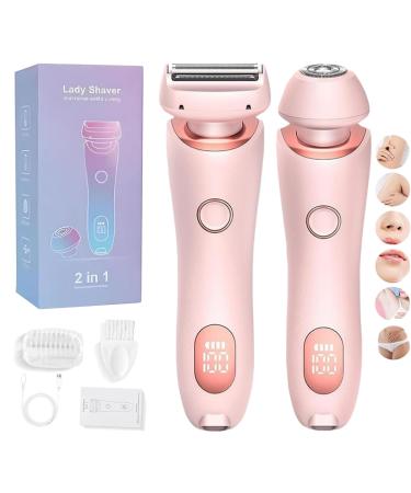 SilkGlide Pro Razor - Livora Silk Glide Pro Electric Shaver for Women Wireless Bikini Trimmer for IPX7 Waterproof Wet & Dry Epilator Painless for Sensitive Skin (Pink *1)