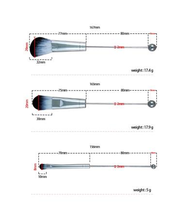 5-Piece Beaded Eyeshadow Brush Set - Premium Makeup Brushes for Adults | Unique Gifts for Her - Ideal for Christmas & Valentine s Day - Buy Online on GoSupps.com