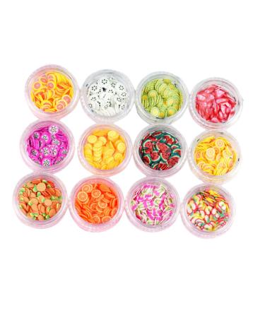 Beavorty 2 Sets resin kits nail fruit slices fruit slices nail art nail decor polymer clay fruit slices for resin nail art polymer slices nail art DIY kits charm sticker 3d