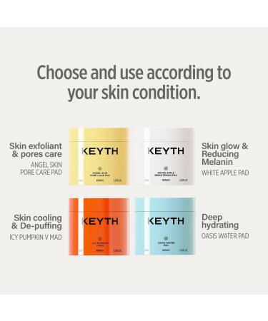 KEYTH Oasis Water PAD (150ML 5.07 FL.OZ.) / Hydration Moisturization Hyal-Barrier Acetyl Glutamine 3 Layer Sheet Blue - Buy Online on GoSupps.com