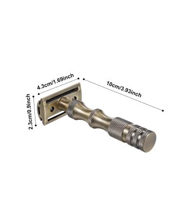 Layhou Men's Vintage Manual Safety Razor | Double Edge Shaving Razor for a Close Comfortable Shave - International Shipping Available - Buy Online on GoSupps.com