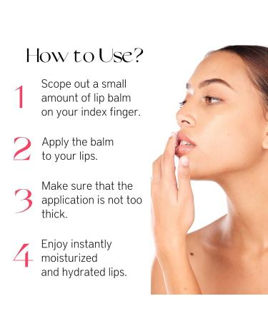 Rose Repair Lip Balm with SPF - Nourishing Formula with Rose Extracts Olive Oil Shea Butter & Vitamin E for Dry Chapped Lips - 12g - Buy Online on GoSupps.com