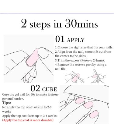 Glam Gelz Nail Sticker Semi Cured Gel Nail Strips Long Lasting Gel Nail Stickers Peel And Stick Nails Long Lasting Self-Adhesive Gel Nail Stickers (16) - Buy Online on GoSupps.com