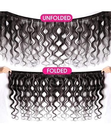 Clarolair Brazilian Body Wave Hair Bundles - 16 18 20 Inch Natural Black Extensions | Premium Human Hair - Buy Online on GoSupps.com