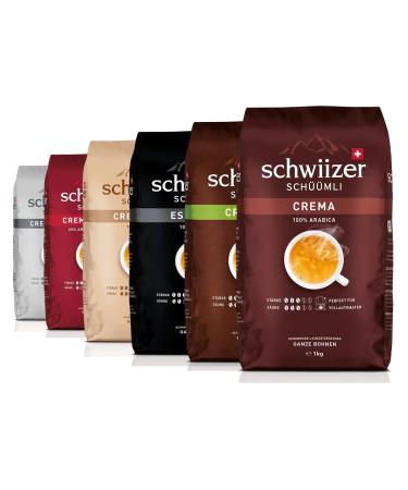 Buy Schwiizer Sch mli Mild Medium Roast Coffee Beans 1kg - UTZ Certified Intensity 1/5 - Ideal for Coffee Lovers Worldwide - Buy Online on GoSupps.com
