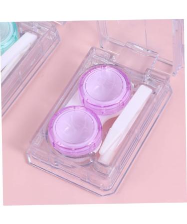 Solustre 6-Pack Mini Container Set for Colored Contact Lenses - Tweezers Cleaning Case Solution and Mirror Box | Shop Internationally - Buy Online on GoSupps.com