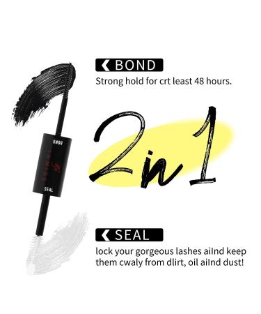 Super Strong Lash Bond & Seal - 5ml+5ml DIY Individual Lashes Glue for Cluster Extensions - International Shipping - Buy Online on GoSupps.com