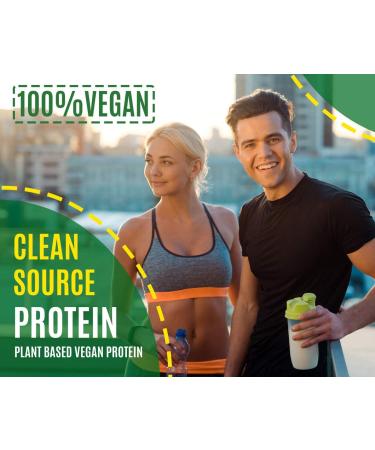 Organic Hydrolyzed Pea Protein Powder - 100% Pure Vegan Natural Unflavored - Non-GMO, Dairy/Soy/Gluten/Sugar Free - Canada Grown Yellow Pea with BCAAs - 2.62lb - Buy Online on GoSupps.com