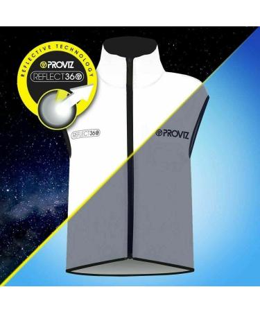 Proviz Women's Reflect 360 Gilet - High Visibility Silver-Grey Jacket for Safe Outdoor Adventures - Buy Online on GoSupps.com