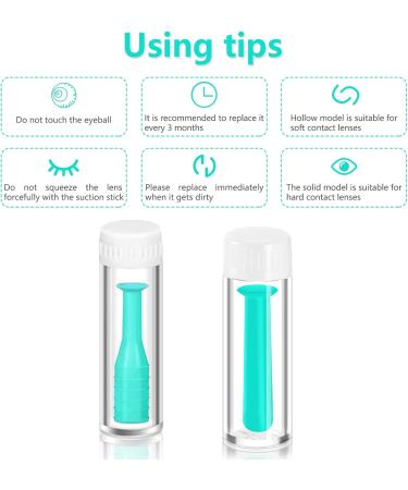 4 Pcs Contact Lens Remover Silicone Contact Lens Inserter Daily Contact Remover Hard Lenses Remover Portable Travel Lens Remover Lens Suction Holder for Home Travel Outdoor Exercise (Green) - Buy Online on GoSupps.com