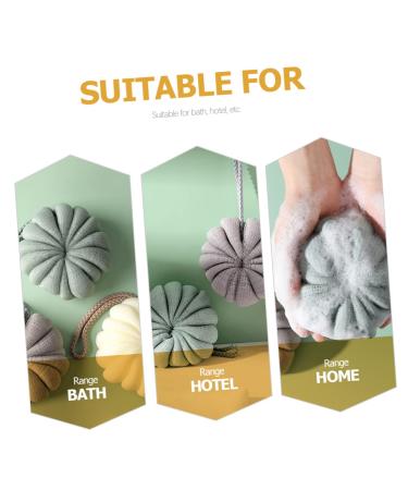 Buy Mikinona 3pcs Bath Ball Towel Set - Essential Bathing Accessories for Men & Women | Body Wash & Lotion Applicator | Travel Shower Gel Towels Online - Buy Online on GoSupps.com