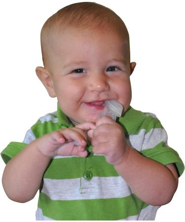 Baby Buddy Green Silicone First Toothbrush - Soft Bristles for Gentle Cleaning - Buy Online on GoSupps.com