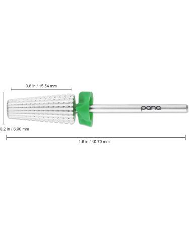 PANA Nail Carbide 5 in 1 Bit - Two Way Rotate use for Both Left and Right Handed - Fast remove Acrylic or Hard Gel - 3/32" Shank - Manicure Nail Art Drill Machine (Coarse - C Silver) Coarse - C Silver - Buy Online on GoSupps.com