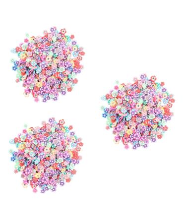 Housoutil 3000 Pcs Nail Decorations for Nail Art Polymer Clay Slices for Nail Butterfly Clay Bead Nail Art Fruit Slices Nail Stickers Diy Decoration for Nail Decked Cosmetic mediumx3pcs As Shownx3pcs
