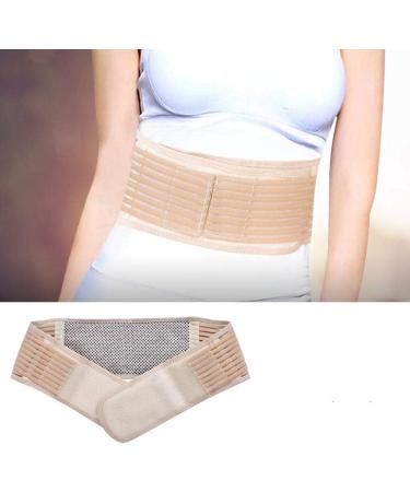 Self-Heated Magnetic Therapy Waist Belt | Breathable Back Support & Pain Relief | Large Beige - Buy Online on GoSupps.com