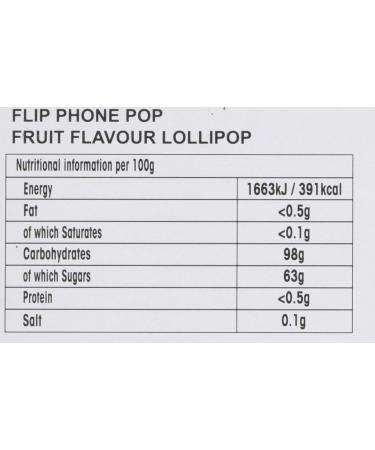 BIP Non Licenced Novelty Flip Phone Lollipops 12-Piece - Buy Online on GoSupps.com
