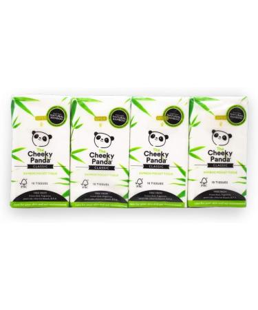Cheeky Panda Bamboo Handkerchiefs - 96 Eco-Friendly Hypoallergenic & Super Soft Pack - Buy Online on GoSupps.com