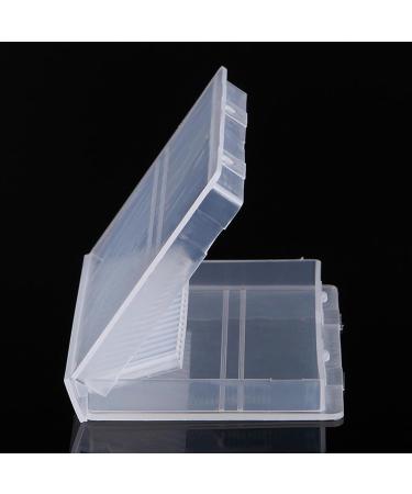 Transparent Nail Drill Bits Storage Box Display for Case Nail Polishing for Head Organizer Manicure Cutters Display Nail Small Storage Boxes - Buy Online on GoSupps.com