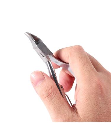 Professional Toe Nail Clippers for Thick Nails Stainless SteelToenail Clippers Ingrown and Cuticle Nipper Trimmer Manicure Tools