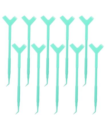 Lurrose 10Pcs eyelashes Lift tool y brush comb eyed eyelashes separate tool lift brushes eyelashes permanent wave pads for eyelashes.
