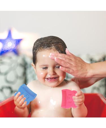 2 Pieces Milk Scab Comb & Baby Hairbrush Set | Soft Tooth Cartoon Bear Design for Gentle Baby Care - Buy Online on GoSupps.com