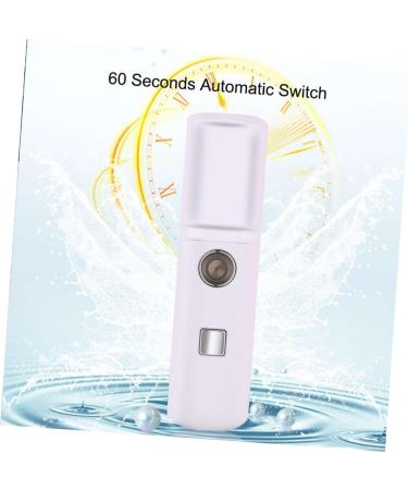Ipetboom 1pc Sprayer Hydrating Humidifier Desk Humidifier Facial Spa Steamer Portable Car Humidifier Mini Air Humidifier Portable Face Steamer L8 White Shopkeeper The Face - Buy Online on GoSupps.com
