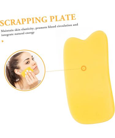 KALLORY Massage Facial Tool Set | Chinese Skincare Plate & Back Scrapper for Spa Treatments | Beeswax Resin Body Scraper - Buy Online on GoSupps.com