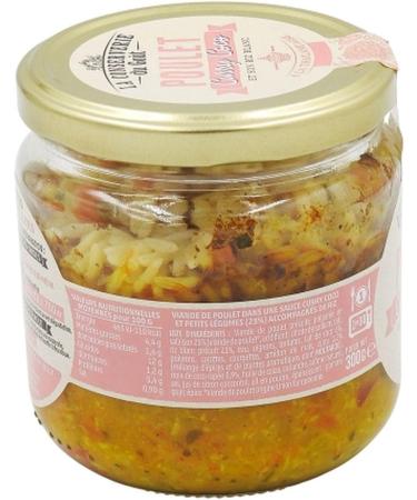 Chicken curry coconut white rice - Jar 300g - Buy Online on GoSupps.com