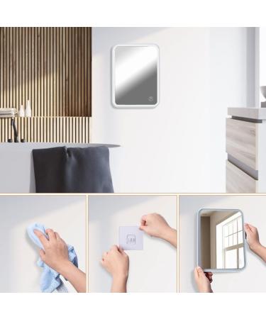 Beautrayn Makeup Mirror with Light - Touch Screen Vanity Mirror with 3X Magnification, USB Rechargeable, 3 Color Lighting Modes - Adjustable Metal Stand, 90 Rotation - Hanging Bathroom Mirror for Shower & Travel - Buy Online on GoSupps.com