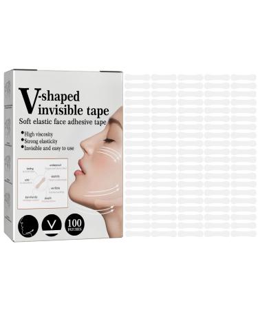 Face Lift Tape Invisible 100 Strips Facial Tape Face Lift Instant Face Lift V Shape Face Lift Tapes Face Tape Lifting Invisible Face Lifting Tape Patches Stickers For Face Skin Hide Lines Wrinkles.