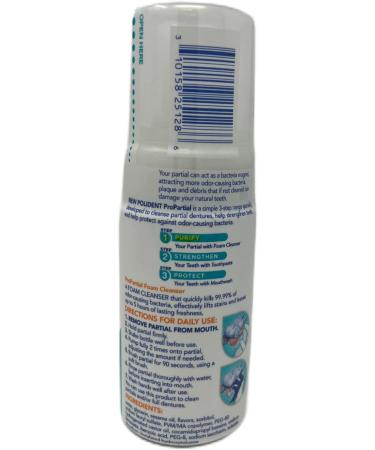 Polident ProPartial 3 Step Kit: Purify Foam Cleanser, Strengthen Toothpaste, Protect Mouthwash - Buy Online on GoSupps.com