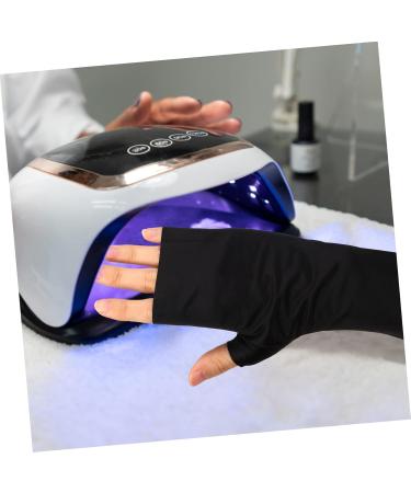 Healeved 4 Pairs Nail Gloves Manicure Gloves Protection Nail Supplies Gloves Anti Uv Gloves Uv Gloves for Nails Rays Gloves Fingerless Gloves Uv Anti Gloves Nail Anti-uv Nylon - Buy Online on GoSupps.com