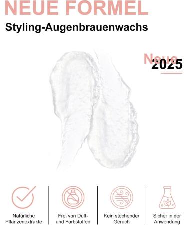 MEITREND Transparent eyebrow wax for styling quick drying waterproof instant eyebrow styling wax natural finish eyebrow gel brush included for all hair colors and skin tones 7 g - Buy Online on GoSupps.com