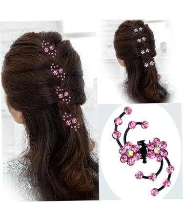 FRCOLOR Hair Barrettes Hair Pin Rhinestone Bobby Pins Hair Clip Bridal Hair Accessories Princess Bride Headgear - Buy Online on GoSupps.com