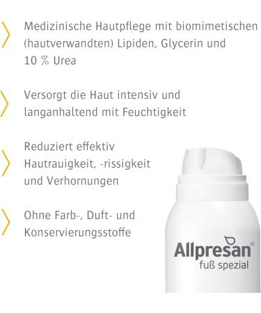  Allpresan Allpresan Special Foam No. 3 Foot Foam Cream for Very Dry Skin For the daily care of very dry feet 2 x 125 ml - Buy Online on GoSupps.com