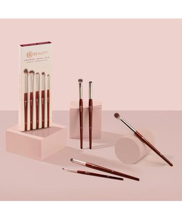 BK BEAUTY 5PC Brush Set for Hooded & Smaller Eyes | Premium Eyeshadow Brushes for Blending Smudging & Defining | Perfect Eye Makeup Tools - Buy Online on GoSupps.com