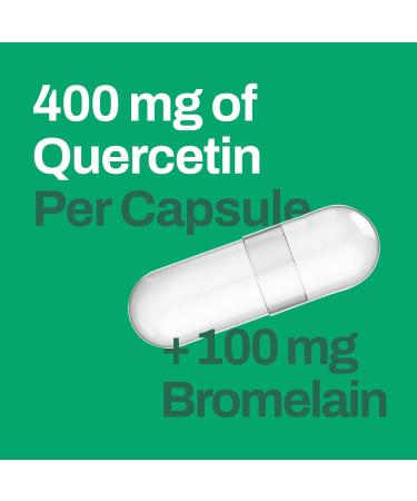 Vitasave Quercetin Plus 500mg with Bromelain (120 Count (Pack of 1)) - Buy Online on GoSupps.com