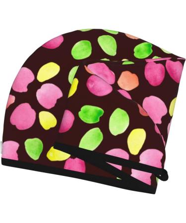 Watercolor Spots Microfiber Hair Towel - Soft Super Absorbent Quick Dry Wrap for Long Curly & Thick Hair - Buy Online on GoSupps.com