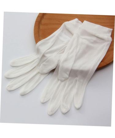 FRCOLOR 1 Pair of Care Gloves Hand Beauty Gloves Paraffin Bath Mittens Hand Accessory Lotion Moisturising Mitten Breathable Beauty Products White Mulberry Silk - Buy Online on GoSupps.com