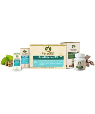 corofight- Ayurvedic Therapy for Fighting infections| Boost Immunity (Ayush Kwath 100gms Ayur Defence AV 20 Tabs Anu Taila 10ml Prandhara 3ml & Giloy Ghanvati 10gms) - Buy Online on GoSupps.com