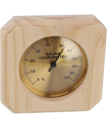Buy Reliable Wooden Sauna Thermometer Hygrometer | 5% Accuracy | Real-Time Monitoring for Indoor Use - Buy Online on GoSupps.com
