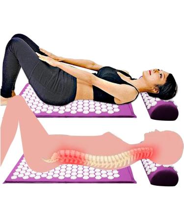 Dunlap Massage Cushion - Akupressure Mat & Yoga Pillow - Alleviate Stress & Pain - Lightweight Green - Buy Online on GoSupps.com