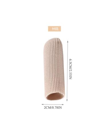 5-Piece Gel Toe Protection Caps for Arthritis & Hammer Toe Relief - Fabric & Silicone Support (Size M) - Buy Online on GoSupps.com