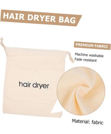 HAPINARY 3pcs Hair Dryer Storage Bag Drawstring Storage Bag Travel Laundry Blow Dryer Pouch Sac Beige Fabric - Buy Online on GoSupps.com